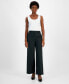 Фото #4 товара Women's Mid-Rise Wide-Leg Pants