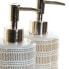 Фото #3 товара Дозатор мыла серый ABS Керамика Boho DKD Home Decor (2 шт) (7,2 x 8 x 18 см)