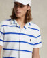 Фото #3 товара Men's Custom Slim Fit Striped Terry Camp Shirt