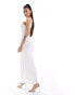 Фото #4 товара Simmi cami bodycon midi dress in white