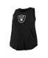 ფოტო #3 პროდუქტის Women's Black Las Vegas Raiders Plus Size Tank Top