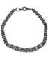 Фото #1 товара Karl Lagerfeld hematite-Tone Crystal 16" Toggle Collar Necklace