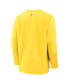 ფოტო #3 პროდუქტის Men's Gold Boston Red Sox Authentic Collection City Connect Player Tri-Blend Performance Pullover Jacket