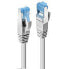Lindy 0.3m Cat.6A S/FTP LSZH Cable - Grey - 0.3 m - Cat6a - S/FTP (S-STP) - RJ-45 - RJ-45