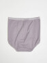 Sloggi Basic Maxi high waist cotton 3 pack knickers in plum, cream and pink