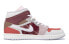 Кроссовки Jordan Air Jordan 1 Mid DQ3726-100 Средние женские розовые 38 - фото #3