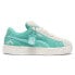 Фото #1 товара Puma Suede Xl Winston X Squish Lace Up Womens Green, Grey Sneakers Casual Shoes