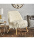 Lucee Faux Fur Accent Chair