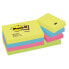 POST IT Removable sticky note pad 38x51 mm neon pack of 12 assorted pads