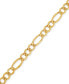 ფოტო #3 პროდუქტის Men's Figaro Chain Bracelet in 10k Gold