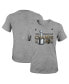 ფოტო #1 პროდუქტის Big Girls Heather Gray Vegas Golden Knights 2023 Stanley Cup Champions Locker Room T-shirt