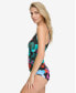 Фото #3 товара Twist-Front Tummy-Control One-Piece Swimsuit, Created for Macy's