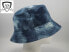 Levi's Bucket Hat Embroidered Logo Tie Dye Women's Medium Blue - White NEW