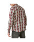 ფოტო #2 პროდუქტის Men's Plaid Dobby Button-Down Western Shirt