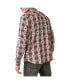 Men's Plaid Dobby Button-Down Western Shirt