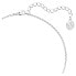 Swarovski Damen Halskette mit Anhänger Signum Anhänger Schwan, Lang, Weiß, Rhodiniert 5621098