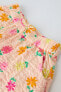 Фото #3 товара Шорты из рельефной ткани с цветочным принтом ZARA