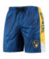 Фото #3 товара Men's Navy Milwaukee Brewers Static Shorts