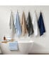 Фото #6 товара Host and Home Bath Towels (4 Pack), Solid Color Options, 27x54 in, Double Stitched Edges, 600 GSM, Soft Ringspun Cotton, Stylish Striped Dobby Border