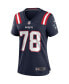 Фото #3 товара Women's Bruce Armstrong Navy New England Patriots Game Retired Player Jersey