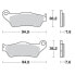 Фото #2 товара MOTO-MASTER Benelli 093011 Sintered Brake Pads