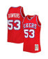 Фото #4 товара Men's Darryl Dawkins Red Philadelphia 76ers Hardwood Classics 1979-80 Swingman Jersey