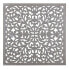 Wall Decoration Grey 90 x 1 x 90 cm DMF