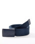 Фото #2 товара Levi's tonal batwing webbed belt in navy