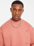 adidas Originals – Contempo – Sweatshirt in Orange mit Dreiblattlogo
