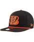 Men's Black Cincinnati Bengals Captain Snapback Hat