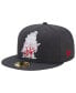 Фото #1 товара Men's Graphite Tampa Bay Buccaneers Color Dim 59FIFTY Fitted Hat