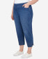 Plus Size Scottsdale Dazzling Hem Faux Fly Pant