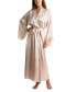 Фото #1 товара Пижама Linea Donatella Шелковая ночная халатная модель Luxe Brides Blushной длины