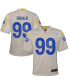 Фото #4 товара Big Boys and Girls Aaron Donald Bone Los Angeles Rams Game Jersey