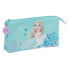 SAFTA Triple Frozen II Hello Spring Pencil Case