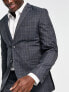 Фото #3 товара Jack & Jones Premium super slim fit check suit jacket in blue