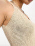 Фото #4 товара Only knitted cami vest top in oatmeal