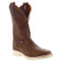 Фото #4 товара Double H Wooten Domestic Wide Square Toe Roper 12" Mens Brown Work Boots