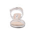 Фото #4 товара Nina Ganice Metallic Open Toe Wedding Womens Silver Dress Sandals GANICE-SIL