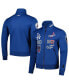 ფოტო #1 პროდუქტის Men's Royal Los Angeles Dodgers Fast Lane Full-Zip Track Jacket