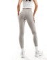 Фото #3 товара The Couture Club emblem soft touch leggings in grey