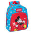 Фото #1 товара Школьный рюкзак Mickey Mouse Clubhouse Fantastic Синий Красный 28 x 34 x 10 cm