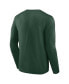 Men's Green Miami Hurricanes Campus Long Sleeve T-shirt