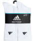 ფოტო #2 პროდუქტის Men's Cushioned Athletic 6-Pack Crew Socks