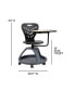Фото #15 товара Mobile Desk Chair - 360° Tablet Rotation And Storage Cubby