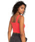 ფოტო #2 პროდუქტის Juniors' Hibiscus Roja Square-Neck Sleeveless Top