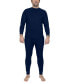 Фото #1 товара Men's Winter Thermal Top and Bottom, 2 Piece Set