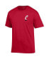 Фото #3 товара Men's Red Cincinnati Bearcats Stack 2-Hit T-shirt