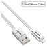 Фото #2 товара InLine Lightning USB Cable - for iPad - iPhone - iPod - silver/alu 2m MFi-certified