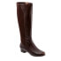 Фото #2 товара Trotters Misty T2165-200 Womens Brown Leather Zipper Knee High Boots 6.5